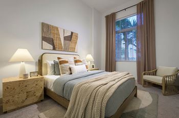 Plush carpet in bedrooms